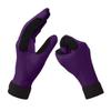ChinFun Women's Horse Riding Gloves Stretchable Equestrian Gloves Breathable for Outdoor Horseback Cycling Driving Purple S view 3
