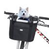RAYMACE Bicycle Basket Dog Bike Handlebar Basket Front,Folding Detachable Quick Release Easy Install,Cycling Picnic Bag view 1