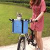 RAYMACE Bicycle Basket Dog Bike Handlebar Basket Front,Folding Detachable Quick Release Easy Install,Cycling Picnic Bag view 3