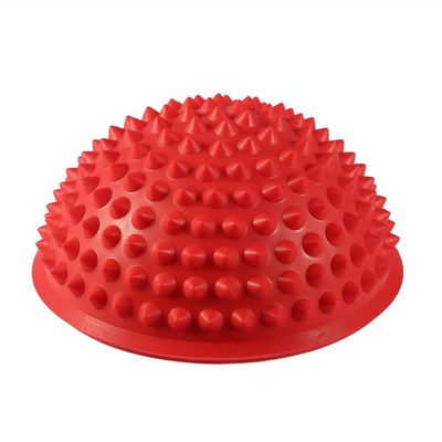 ZJchao Yoga Hemisphere Fitness Fitness Appliance Exercise Balance Ball Massage Mat Exercise Stepping Stone Balance Pod Gym Yoga Pilates Ball(Red)