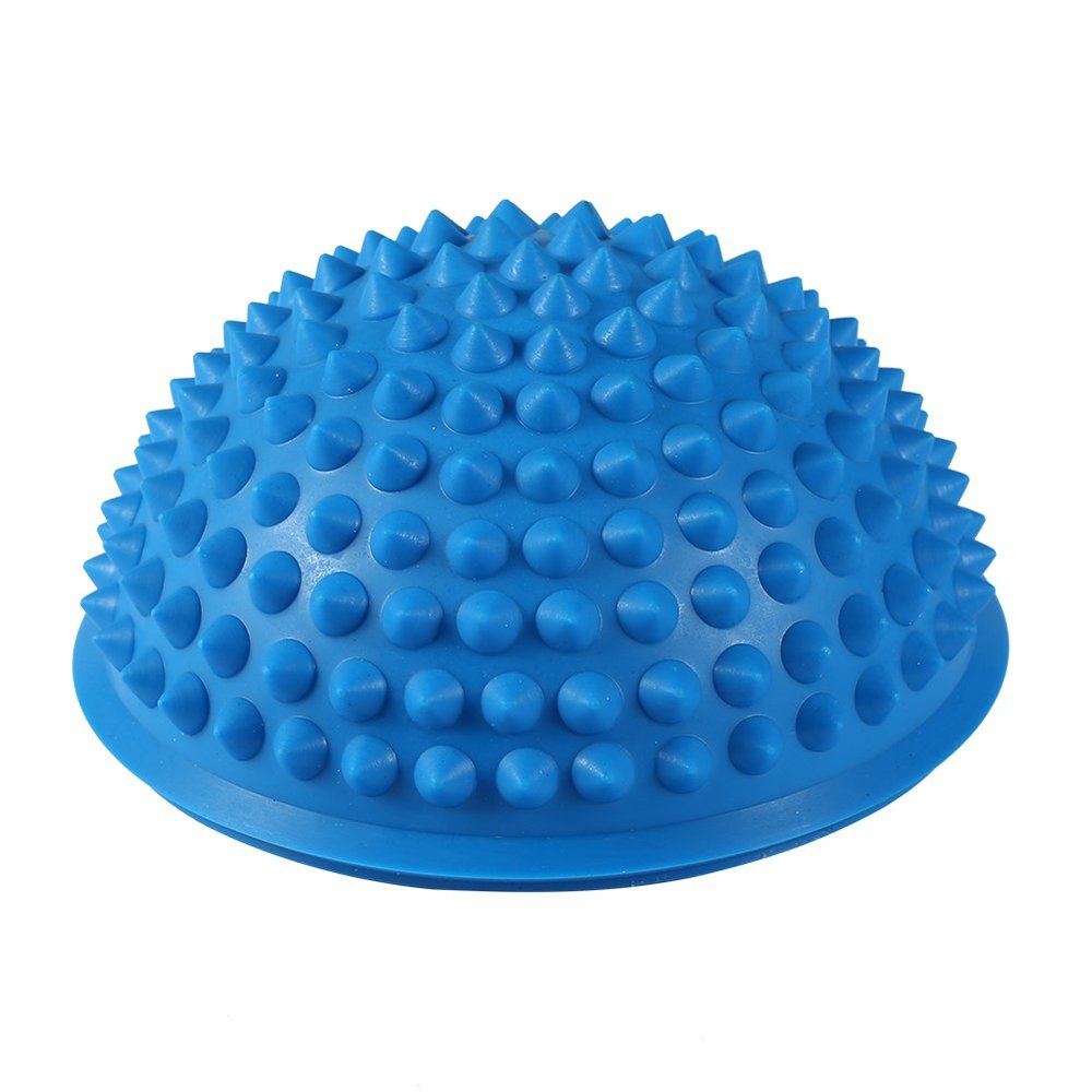 ZJchao Yoga Hemisphere Fitness Fitness Appliance Exercise Balance Ball Massage Mat Exercise Stepping Stone Balance Pod Gym Yoga Pilates Ball(Blue)