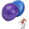 ZJchao Yoga Hemisphere Fitness Fitness Appliance Exercise Balance Ball Massage Mat Exercise Stepping Stone Balance Pod Gym Yoga Pilates Ball(Blue) view 4