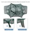 Health Gear Folded Fishing Net Trap, Fish Shrimp Crab Baits Crayfish Minnow Trap, Automatic Cast Mesh Fishing Net for Fish Shrimp Minnow Crayfish Crab (6 Hole) view 4
