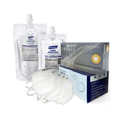 Quality Import Wellness Preparedness Survival Kit #3, Full Travel Survival Kit, SOS Emergency Set, Disposables (Medium)