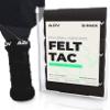 ADV Pickleball Grip Tape - Soft, Very Durable, Sweat Absorbing Pickleball Overgrip Tape - Dry & Comfortable FeltTac Pickleball Paddle Grip Tape - Easy to Use & Easy to Install (12-Pack Black) view 1