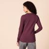 Amazon Essentials Women's Crewneck Sweater, 100% Cotton, Burgundy, X-Large, Plus Size Available view 2
