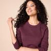 Amazon Essentials Women's Crewneck Sweater, 100% Cotton, Burgundy, X-Large, Plus Size Available view 4