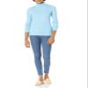 Amazon Essentials Women's Slim-Fit Lightweight Long-Sleeve Turtleneck Sweater, Sky Blue, Medium view 4