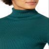 Amazon Essentials Women's Slim-Fit Lightweight Long-Sleeve Turtleneck Sweater, Forest Green, X-Large view 2