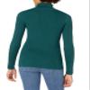 Amazon Essentials Women's Slim-Fit Lightweight Long-Sleeve Turtleneck Sweater, Forest Green, X-Large view 3