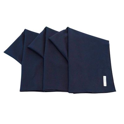 BUILTCOOL Adult Cooling Towel - Men & Women Chilly, Lightweight, Soft, Neck and Face Cooling Towel for Sport, Camping, Hunting, One Size, Navy, 3 Pack
