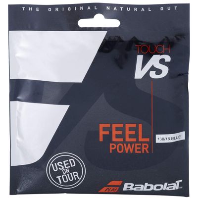 Babolat VS Touch Blue (16g/1.30mm) Natural Gut Tennis String Set