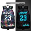 Basketball MJ23 Luminous Ball Storage Backpack Sports Equipment Depositary Multifunctional Bag For Men Women (Style 1) view 2