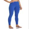 Colorfulkoala Women's High Waisted Tummy Control Workout Leggings Full Length Ultra Soft Yoga Pants 28" (M, Sapphire Blue) view 3