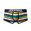JOCKMAIL Boxer Men Underwear Men Boxer Rainbow Mens Bodysuit Trunks Pants Breathable Underpants (M, Black) view 3