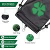 Golf Valuables Pouch Leather Tee Pouch with Drawstrings - Golf Ball Bag for Men & Women view 2