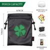 Golf Valuables Pouch Leather Tee Pouch with Drawstrings - Golf Ball Bag for Men & Women view 3