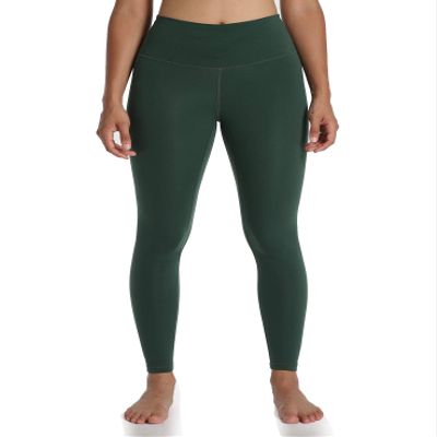 Colorfulkoala Women's High Waisted Tummy Control Workout Leggings Full Length Ultra Soft Yoga Pants 28" (XS, Forest Green)