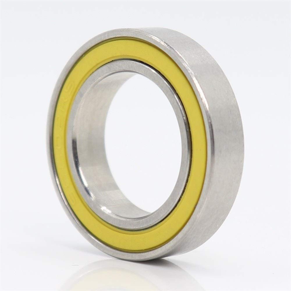 MKSIWSA SUOFEILAIMU 6802-2RS Stainless Bearing 15x24x5mm ABEC-3 6802 RS Bicycle Hub Front Rear Hubs Wheel 15 24 5 Ceramic Balls Bearings (1PC)
