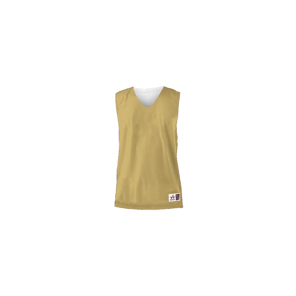 Alleson Athletic Youth Reversible Mesh Tank, Vegas/White, X-Small
