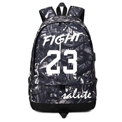 Basketball MJ23 Luminous Ball Storage Backpack Sports Equipment Depositary Multifunctional Bag For Men Women (Style 3)