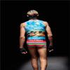 JOCKMAIL Boxer Men Underwear Men Boxer Rainbow Mens Bodysuit Trunks Pants Breathable Underpants (XL, Blue) view 2