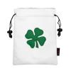 Golf Valuables Pouch Leather Tee Pouch with Drawstrings - Golf Ball Bag for Men & Women view 1