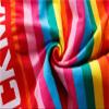 JOCKMAIL Boxer Men Underwear Men Boxer Rainbow Mens Bodysuit Trunks Pants Breathable Underpants (M, Red) view 2
