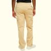 G-Style USA Men's Solid Fleece Heavyweight Cargo Pants FL77 - Khaki - Large view 3