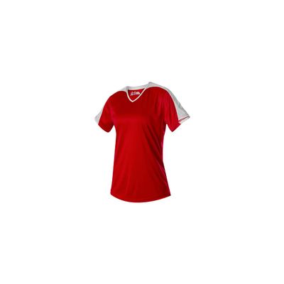558VW - Fastpitch JERSEY Women - L - RD/WH