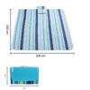 UKadou Picnic Blanket for Family Gathering Outside, Extra Large Portable Outdoor Blankets 80"x80",Foldable & Portable Waterproof Beach Blanket for Camping, Beach, Park view 2