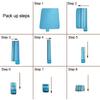 UKadou Picnic Blanket for Family Gathering Outside, Extra Large Portable Outdoor Blankets 80"x80",Foldable & Portable Waterproof Beach Blanket for Camping, Beach, Park view 4