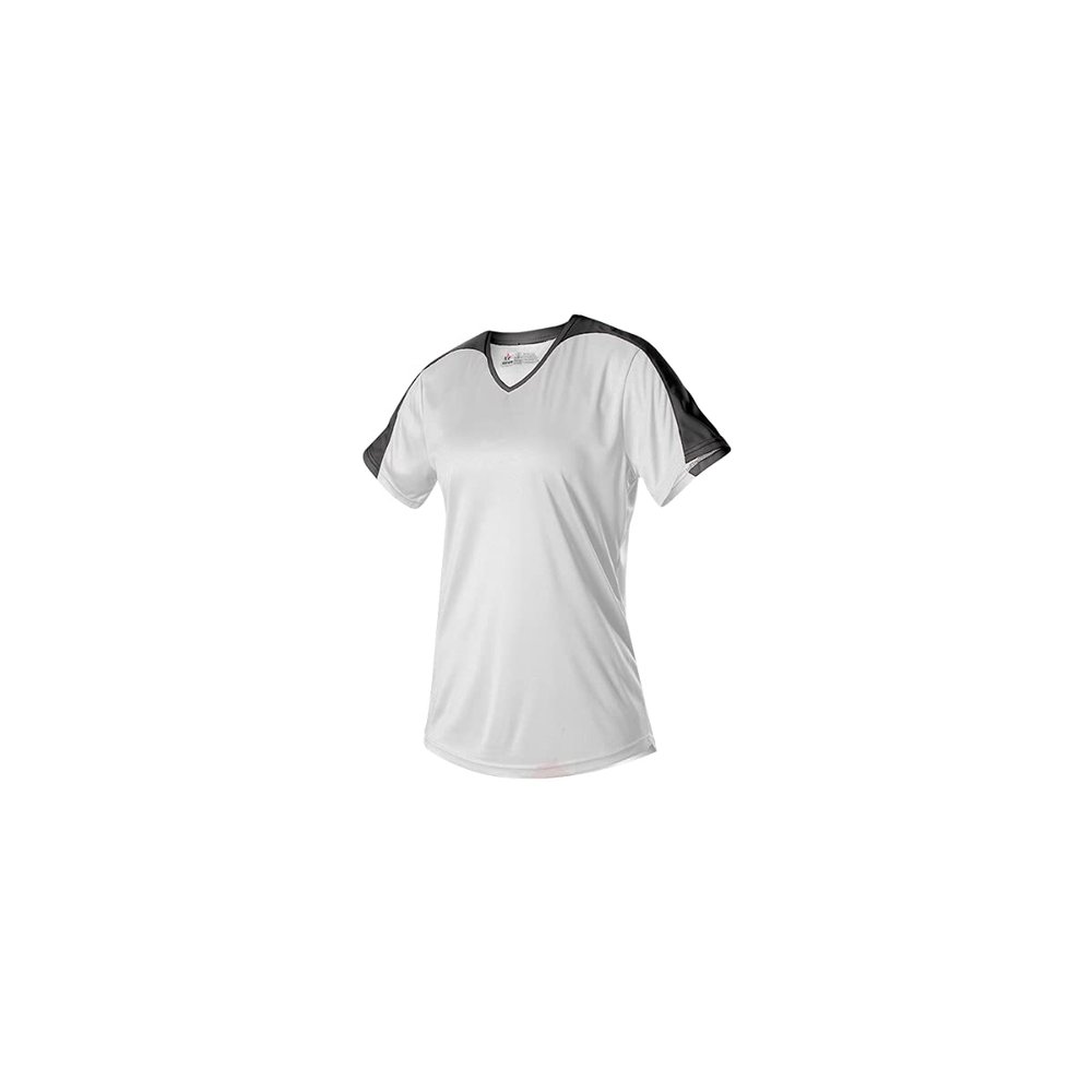 558VW - Fastpitch JERSEY Women - S - WH/BK