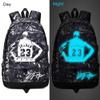 Basketball MJ23 Luminous Ball Storage Backpack Sports Equipment Depositary Multifunctional Bag For Men Women (Style 4) view 2