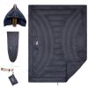iClimb 3M Thinsulate Insulation Warm Camping Blanket Ultralight Compact (Dark Grey, 1 lb) view 1