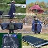 iClimb 3M Thinsulate Insulation Warm Camping Blanket Ultralight Compact (Dark Grey, 1 lb) view 4
