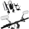 Bike Mirrors, 360Rotation Adjustable Rotatable Bicycle Cycling Safe Rearview Mirrors HD, Handlebar Mount Universal for Bike Bicycle Scooter Motorcycle view 1