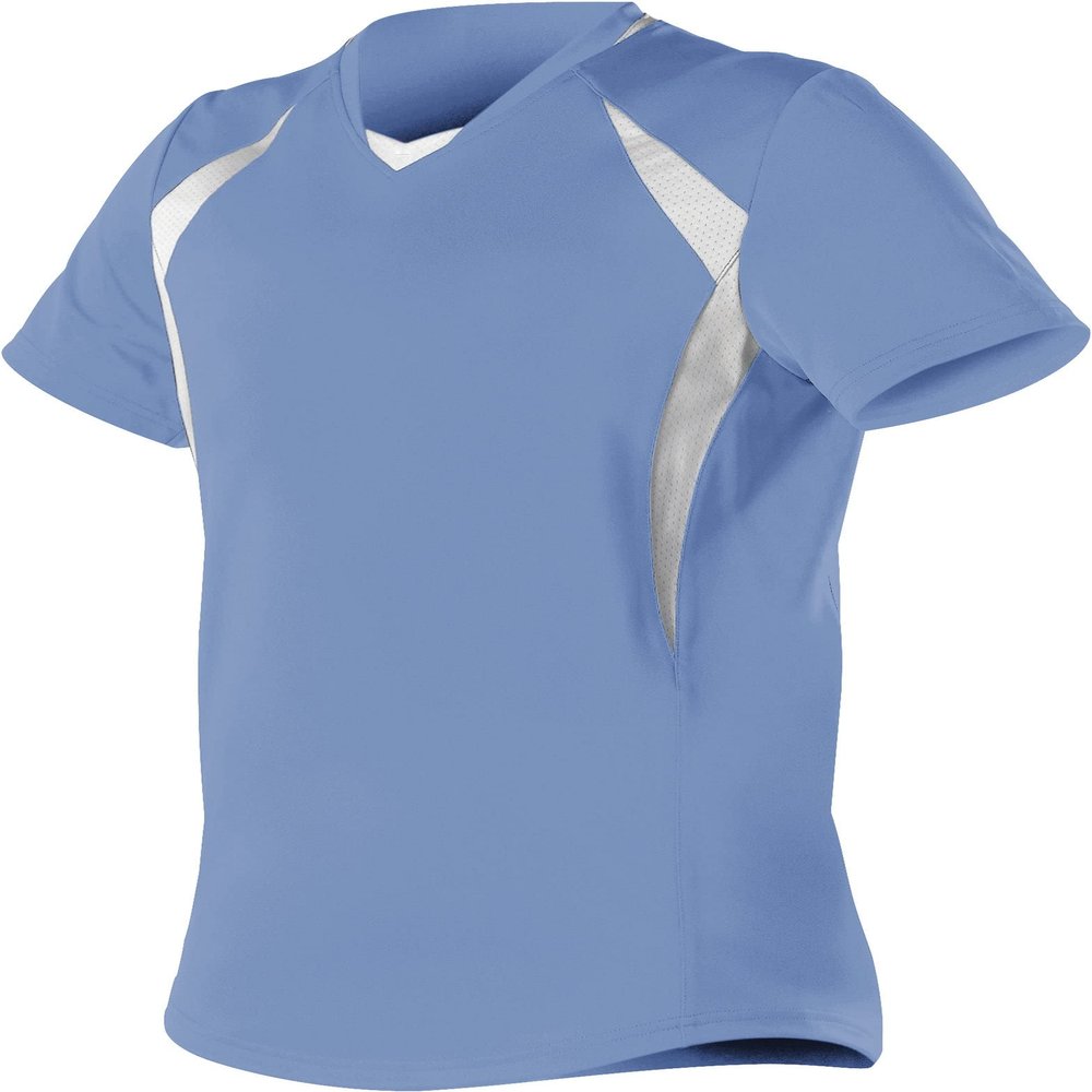 552JW - Fastpitch JERSEY Women - L - SB/WH
