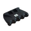 CROWN ME Cue Hoder, Cue Rest Cue Stick Holder, Portable Weighted Billiard Cue Rack with Chalk Holder, Pool Cue Holder, 4 Holes view 1