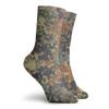 3d-design German Flecktarn Camouflage Classics Compression Socks Sport Athletic 11.8Inch(30Cm) Long Crew Socks For Men Women view 2