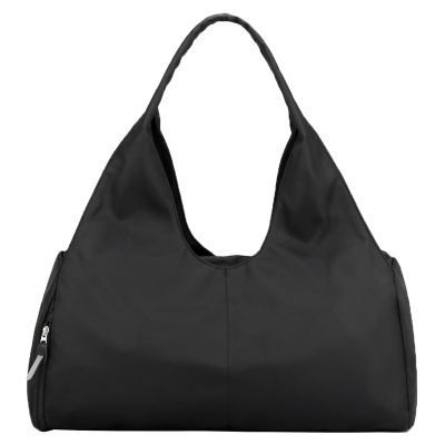 Forestfish Yoga Gym Bag For Women With Shoes Compartment & Wet Dry Storage Pockets Lightweight Duffel Bag, Black