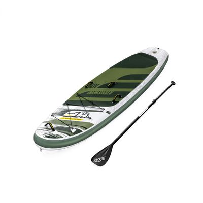Bestway Hydro-Force Unisex's BW65308-21 SUP, Kahawai Set Stand Up Paddle Board with Hand Pump and Travel Bag, 10 ft 2, Multi-Coloured, 3.10m x 86cm x 15cm