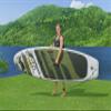 Bestway Hydro-Force Unisex's BW65308-21 SUP, Kahawai Set Stand Up Paddle Board with Hand Pump and Travel Bag, 10 ft 2, Multi-Coloured, 3.10m x 86cm x 15cm view 4