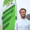 HYDRO FORCE Bestway Freesoul Tech Convertible SUP Set, Inflatable Stand Up Paddle Board with Seat, Green, 11ft 2" view 2
