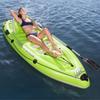 Hydro-Force Bestway Inflatable Kayak, Koracle Inflatable Boat Set for Fishing with Hand Pump and Paddle, 1 Person Capacity view 2