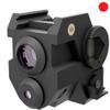 USA LASPUR Mini Tactical Sub Compact Rail Mount Laser Sight with High Lumen CREE LED Flashlight Light Integrated Combo with Strobe (Recharge +Red) view 1