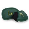 CRAFTSMAN GOLF 12pcs Thick Synthetic Leather Green Golf Iron Head Covers Set Headcover Fit All Brands Callaway Ping Taylormade Cobra Etc. (12pcs Green with Gold No.for Right) view 4