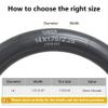 YUNSCM 2-PCS 14" Heavy Duty Bike Tubes 14x1.75/2.25 Schrader Valve 45/57-254 Inner Tubes Compatible with 14x1.75 14x1.95 14x2.0 14x2.125 14x2.25 E-Bike Bicycle Tire Tubes view 2