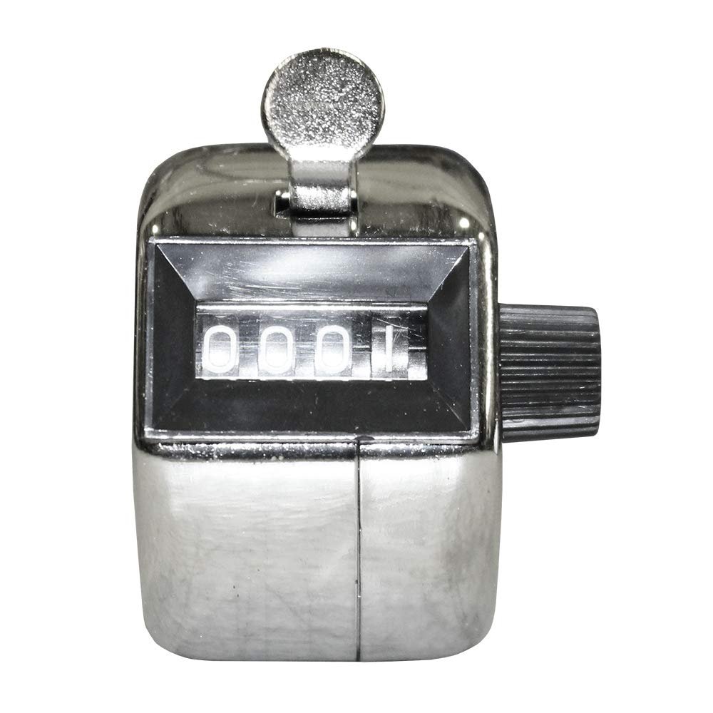 Tally Counter Handheld, Mechanical Clicker with Finger Ring for Boxing, Track, Golf, Soccer, Walking, Carrom, and More Activities