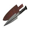 SZCO Hand-Forged Railroad Spike Spear Blade Dagger  10" Carbon Steel Arrow-Tip Knife with Twisted Handle & Leather Sheath  Collectible and Gift for Knife Enthusiasts view 1